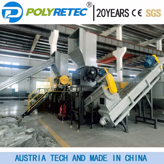 Plastic Waste Recycling Crushing Washing Equipment