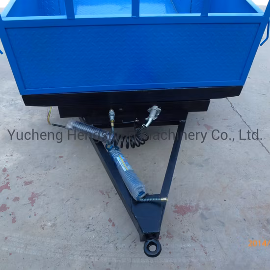 Agricultural Impelments Farm Machinery Agricultural Tractor Trailer Small Farm Tipping Dump Trailer 3tons