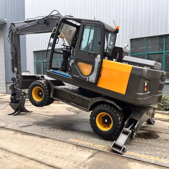 Xinyuan XYC75WYT 7 Ton Hydraulic Backhoe Mini Excavators Experienced Wheel Excavator