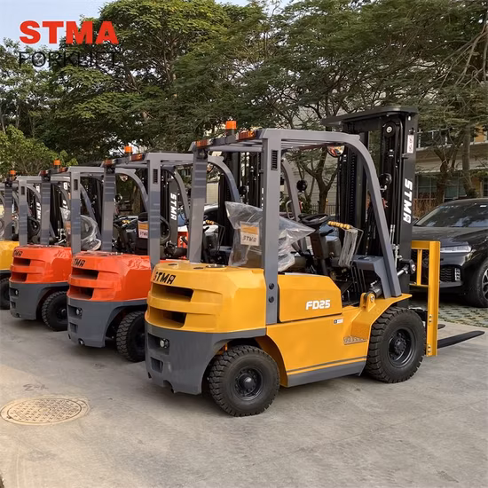 Factory Sale Fork Lift Machine 2.5 Ton 3 Ton 4 Ton Logistics Forklift Truck with Free Gift Spare Parts